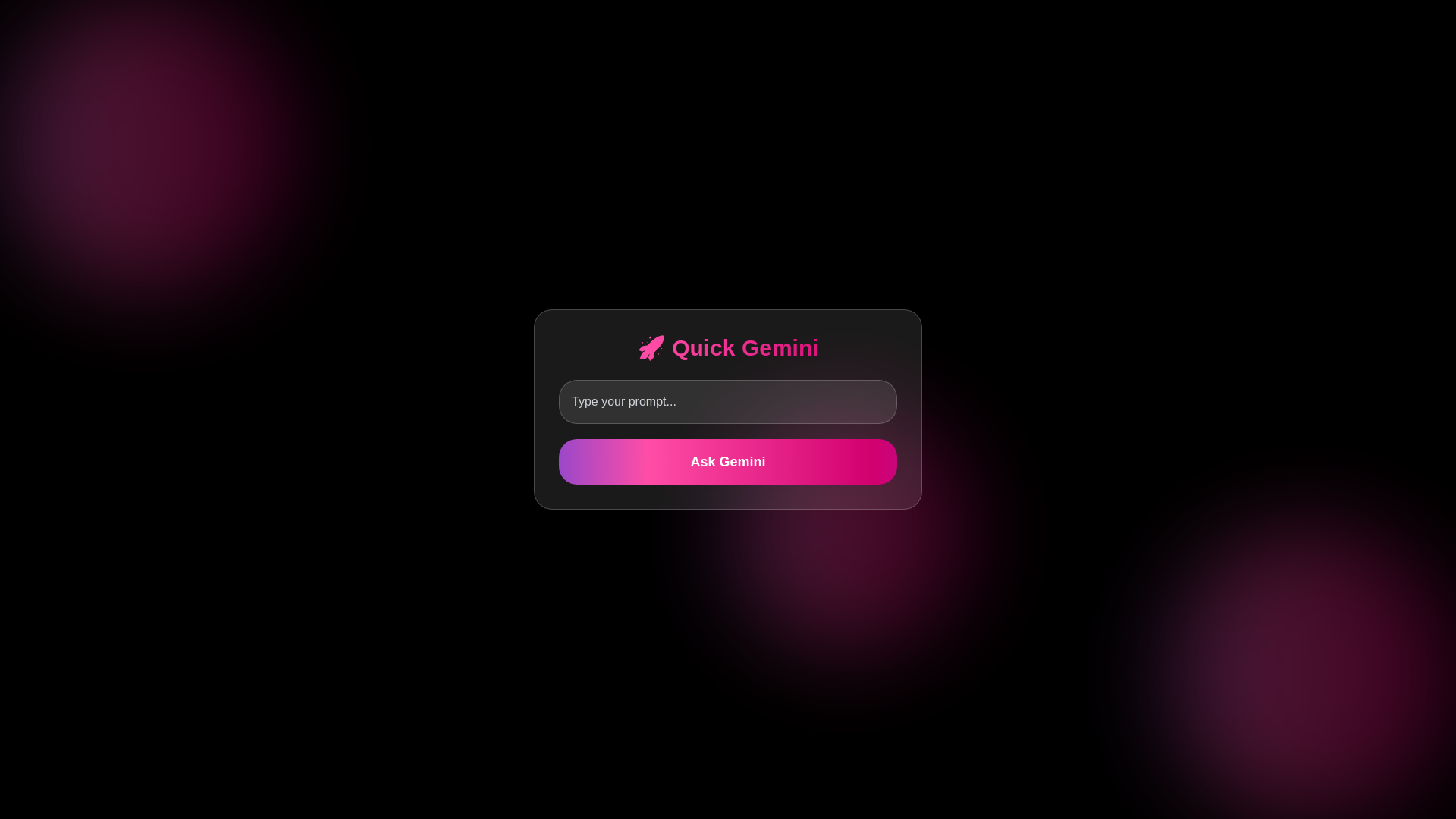 website screenshot of https://quickgemini.pages.dev/