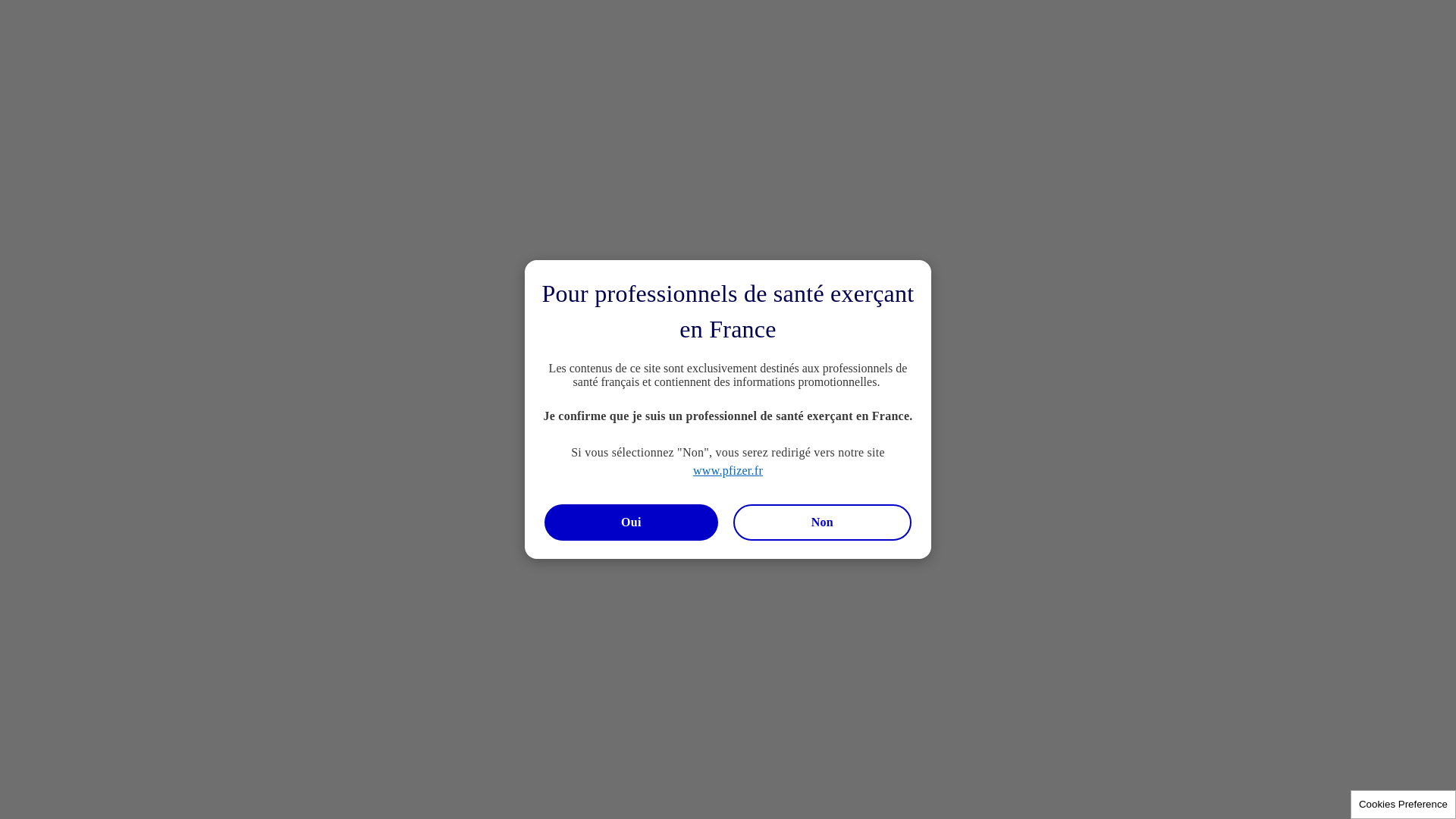 website screenshot of https://pfizerpro.fr/