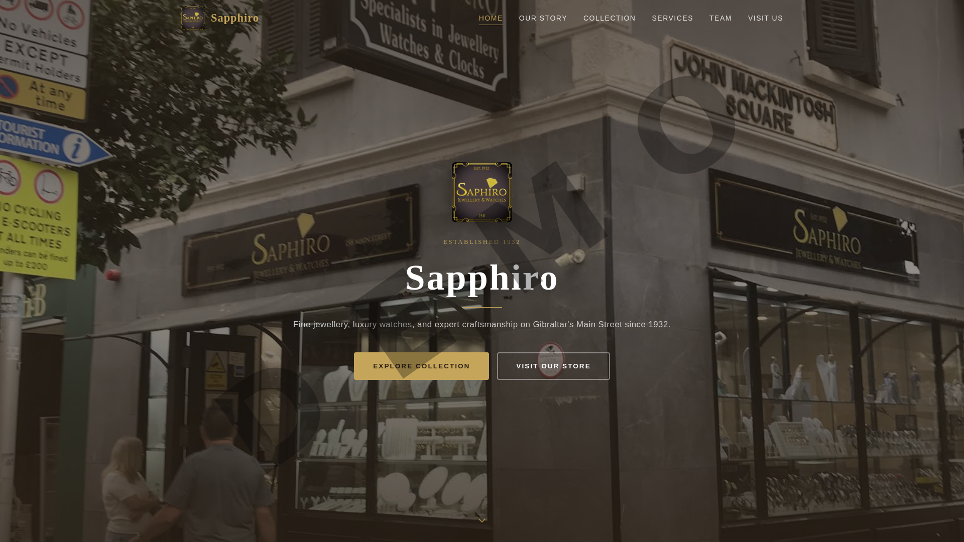 website screenshot of https://ecommerce-sapphiro.pages.dev/