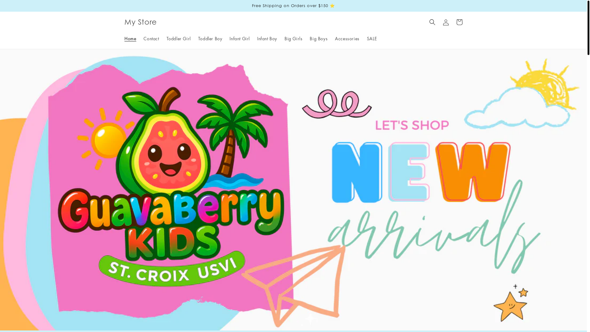 website screenshot of https://guavaberrykis.com/