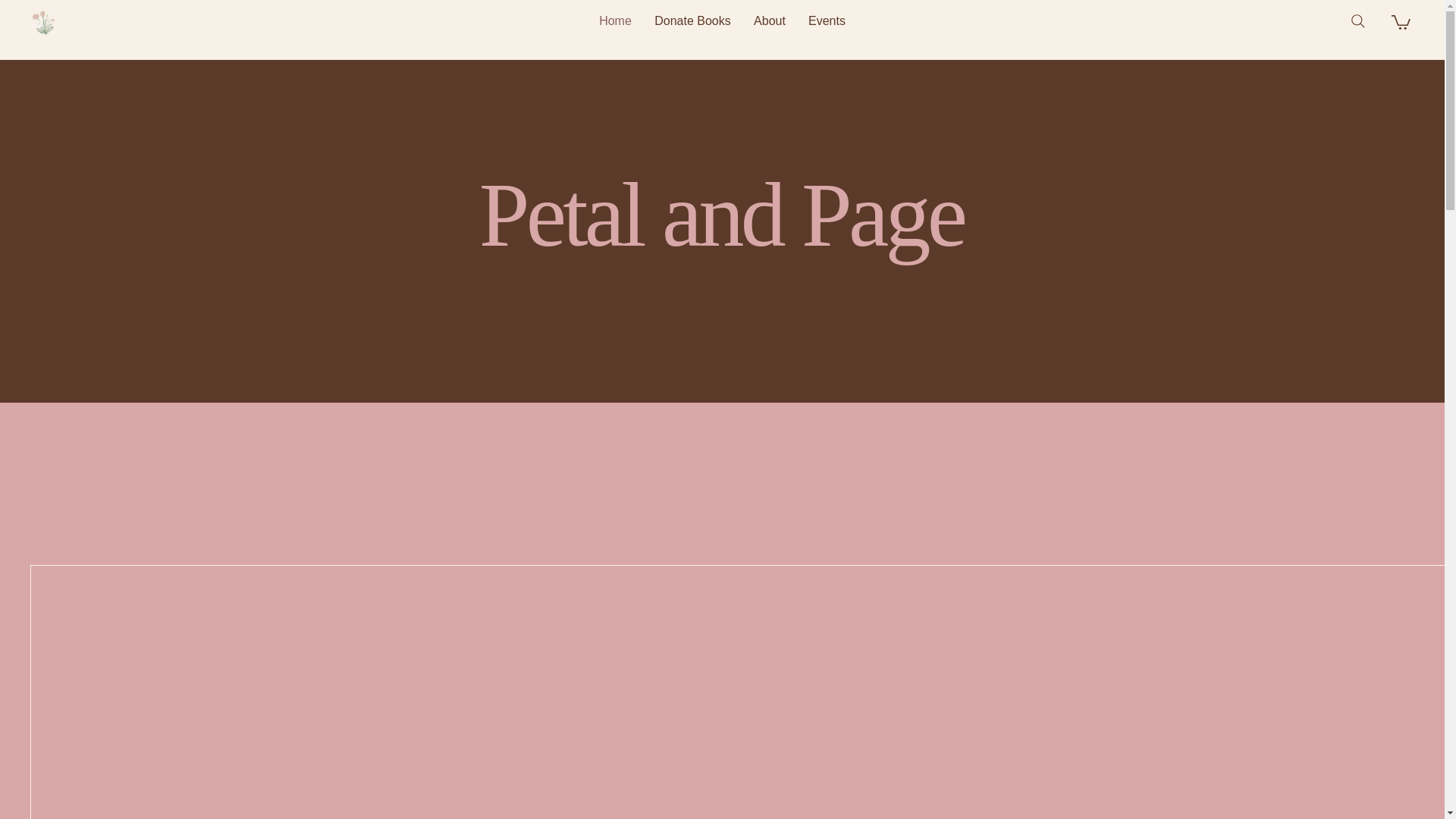 website screenshot of https://petalandpage.online/