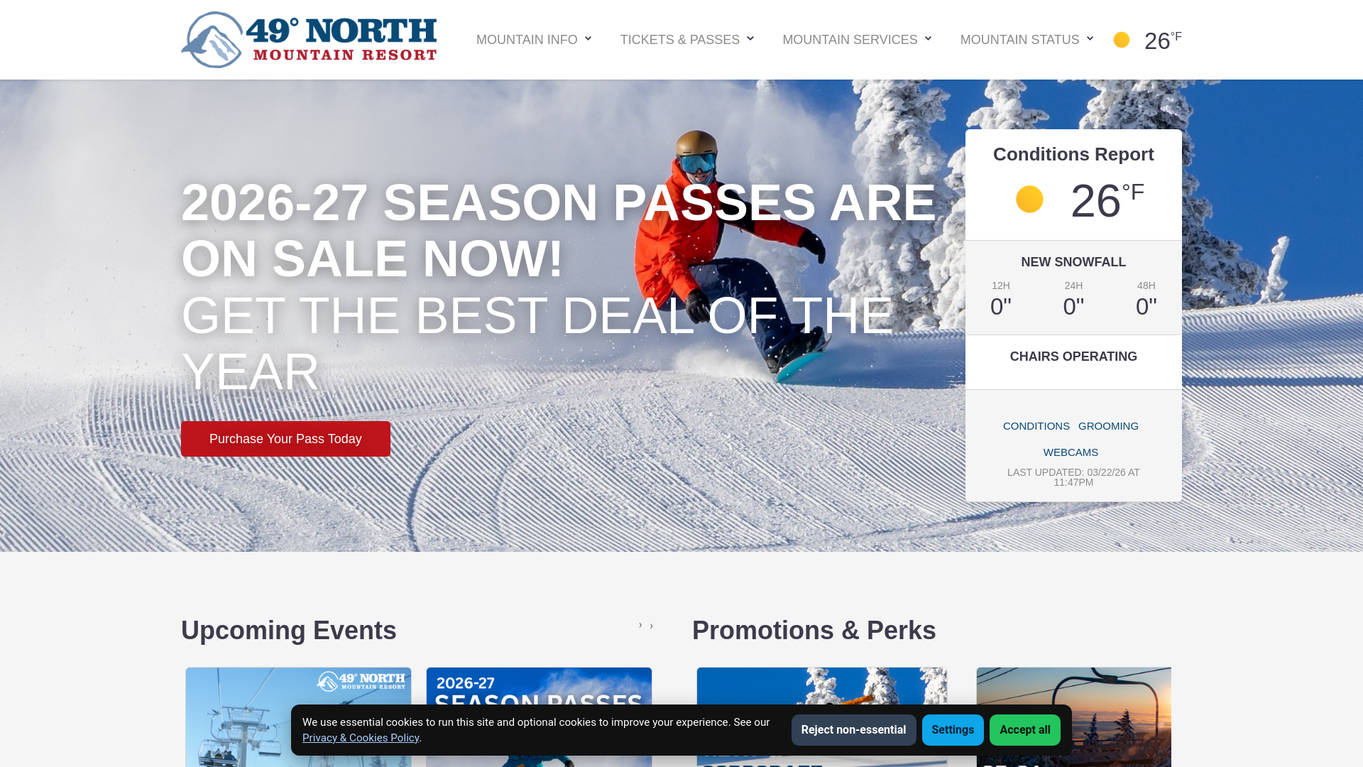 website screenshot of https://www.ski49n.com