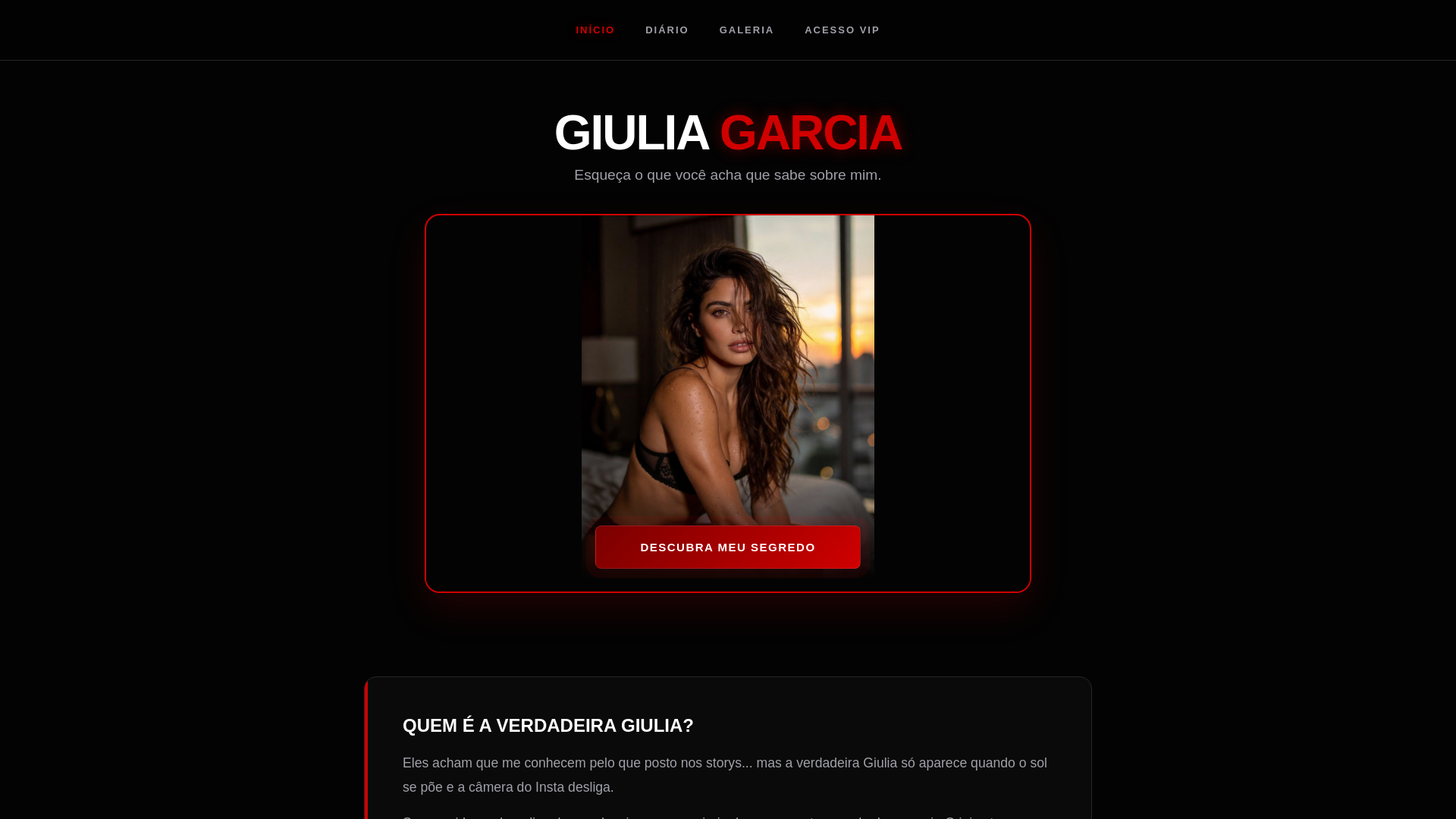 website screenshot of https://giuliavip.com.br/