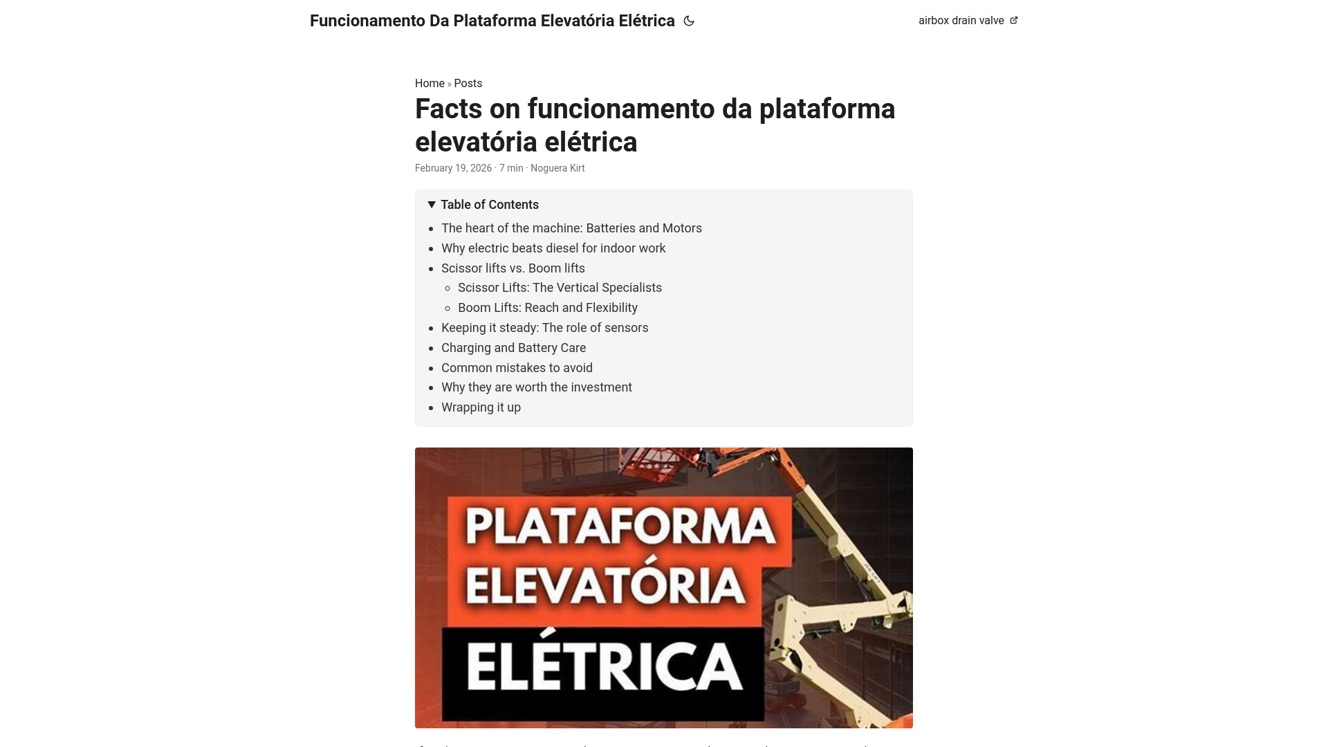 website screenshot of https://funcionamento-da-plataforma-elevatria-eltrica.pages.dev/