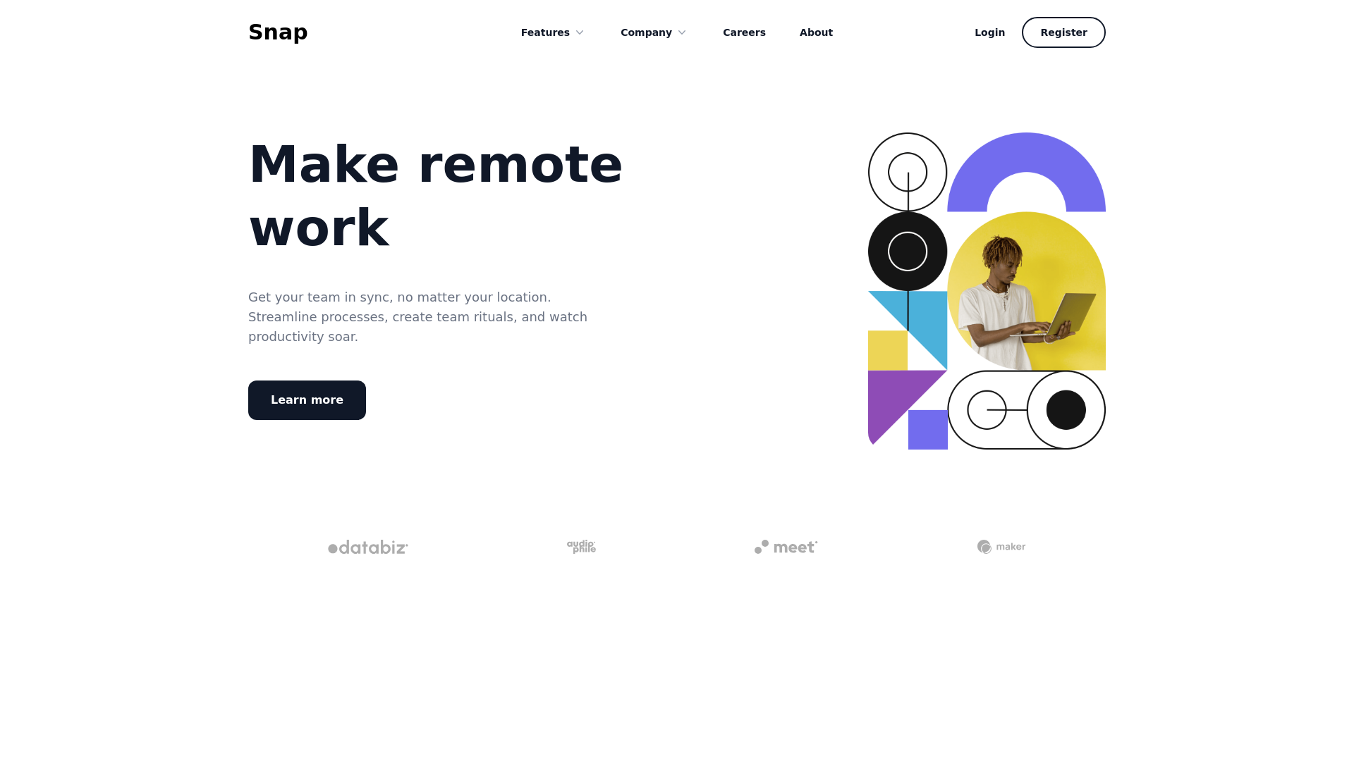website screenshot of https://snap-project-fun.pages.dev/