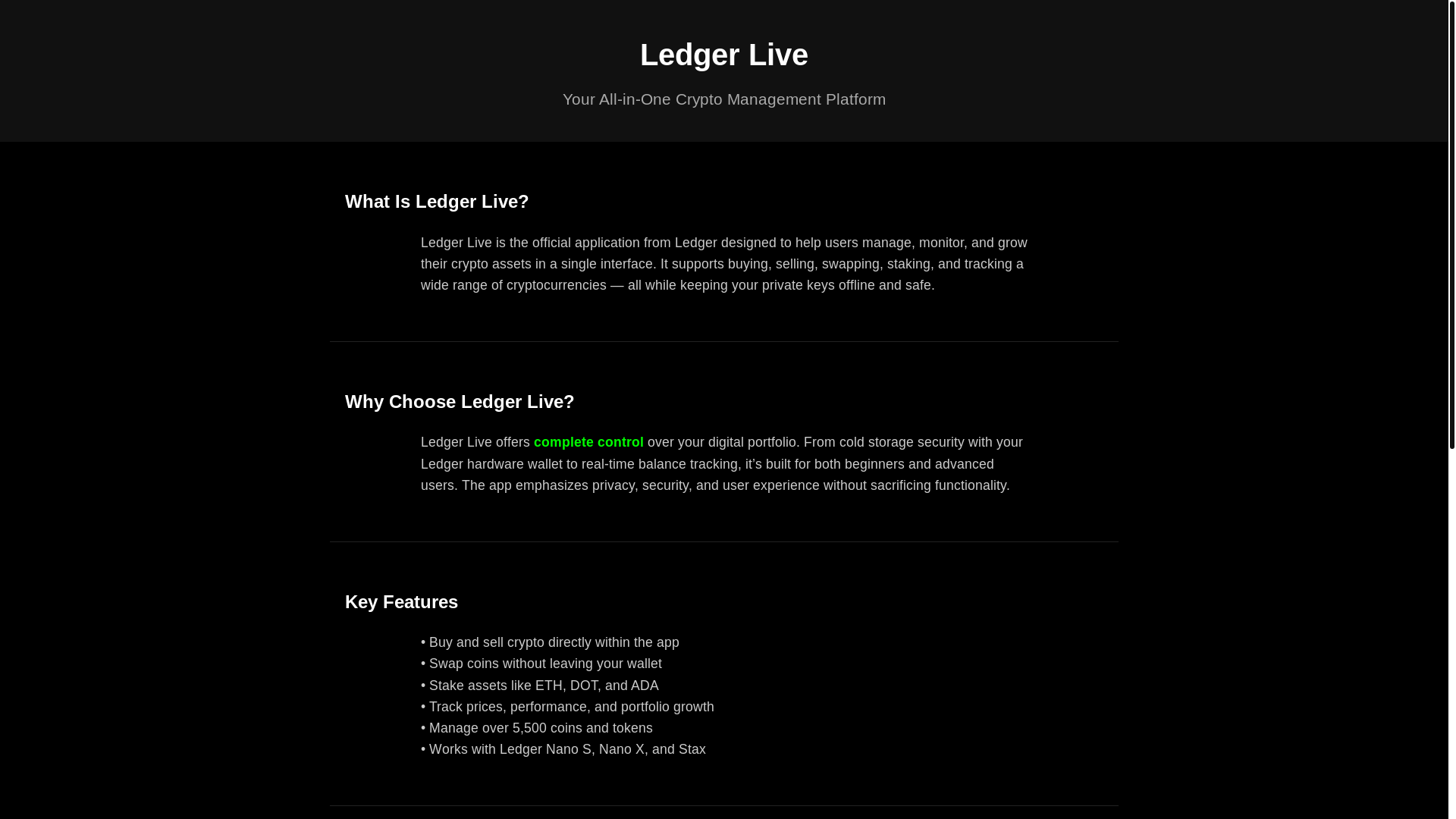website screenshot of https://liveledgr-support.pages.dev/