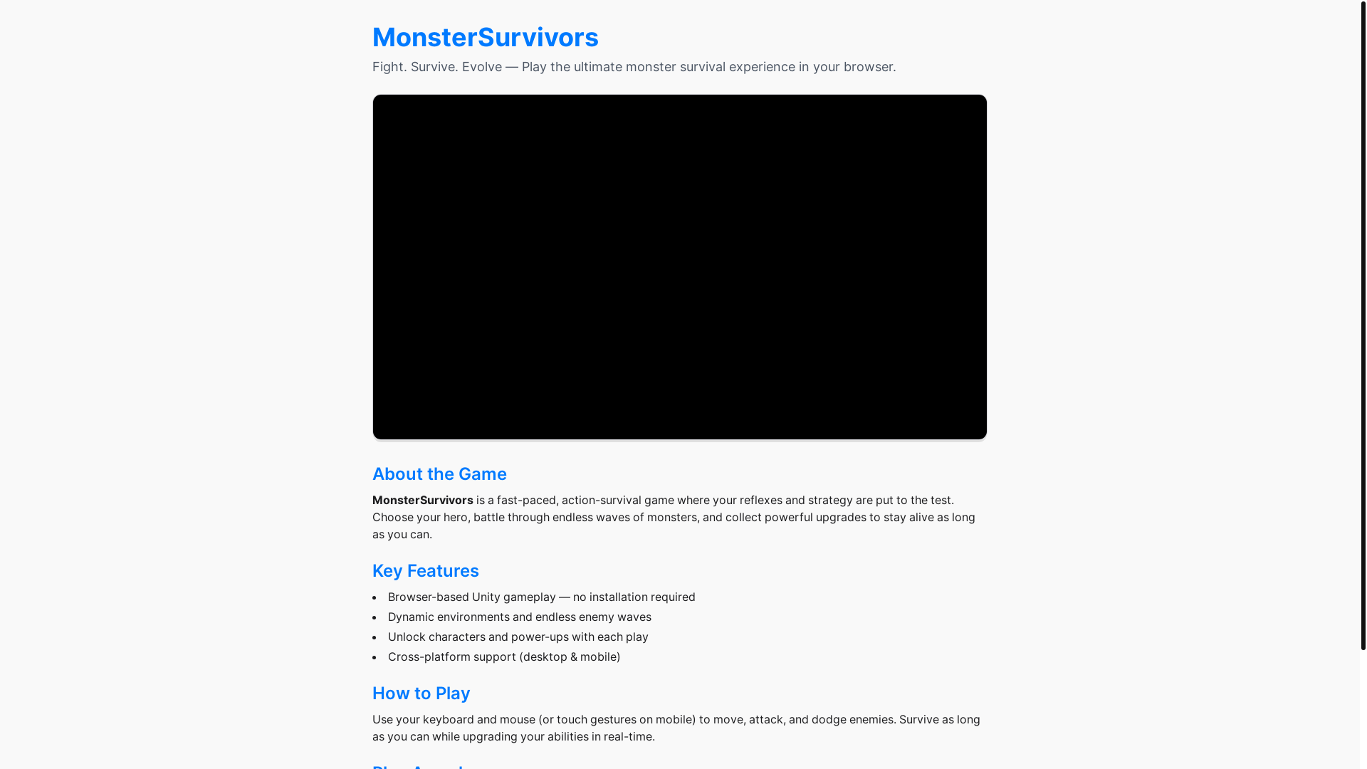 website screenshot of https://monstersurvivors-cni.pages.dev/