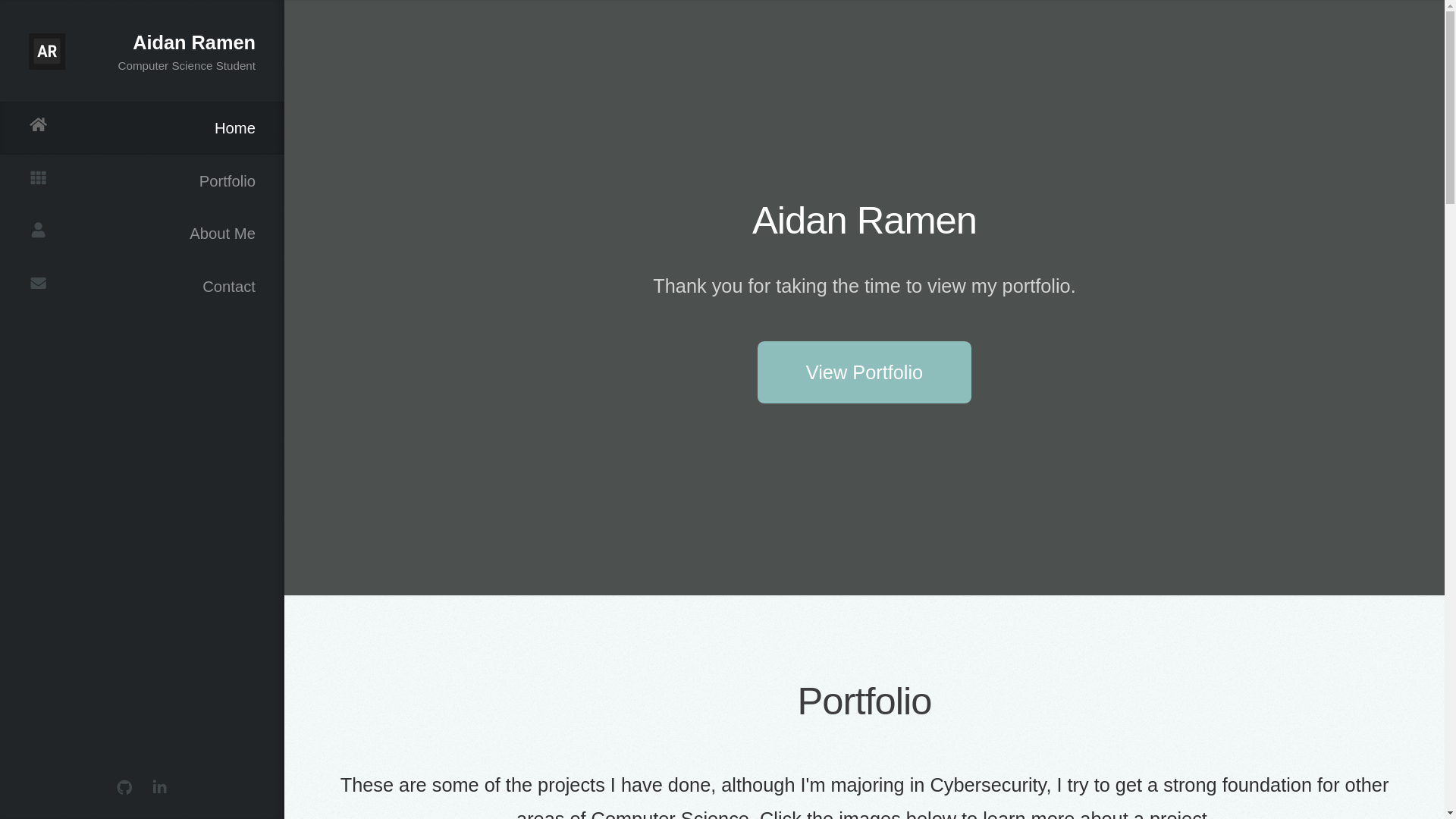 website screenshot of https://aidanramen.com/