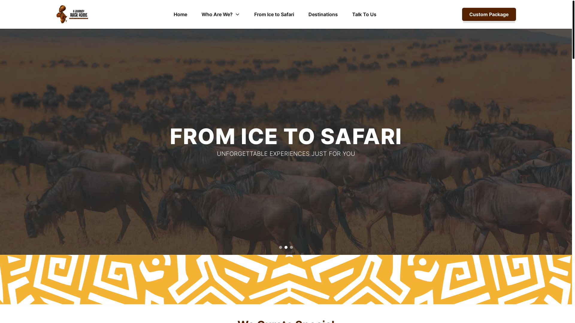 website screenshot of https://ajourneybackhome.co.ke/