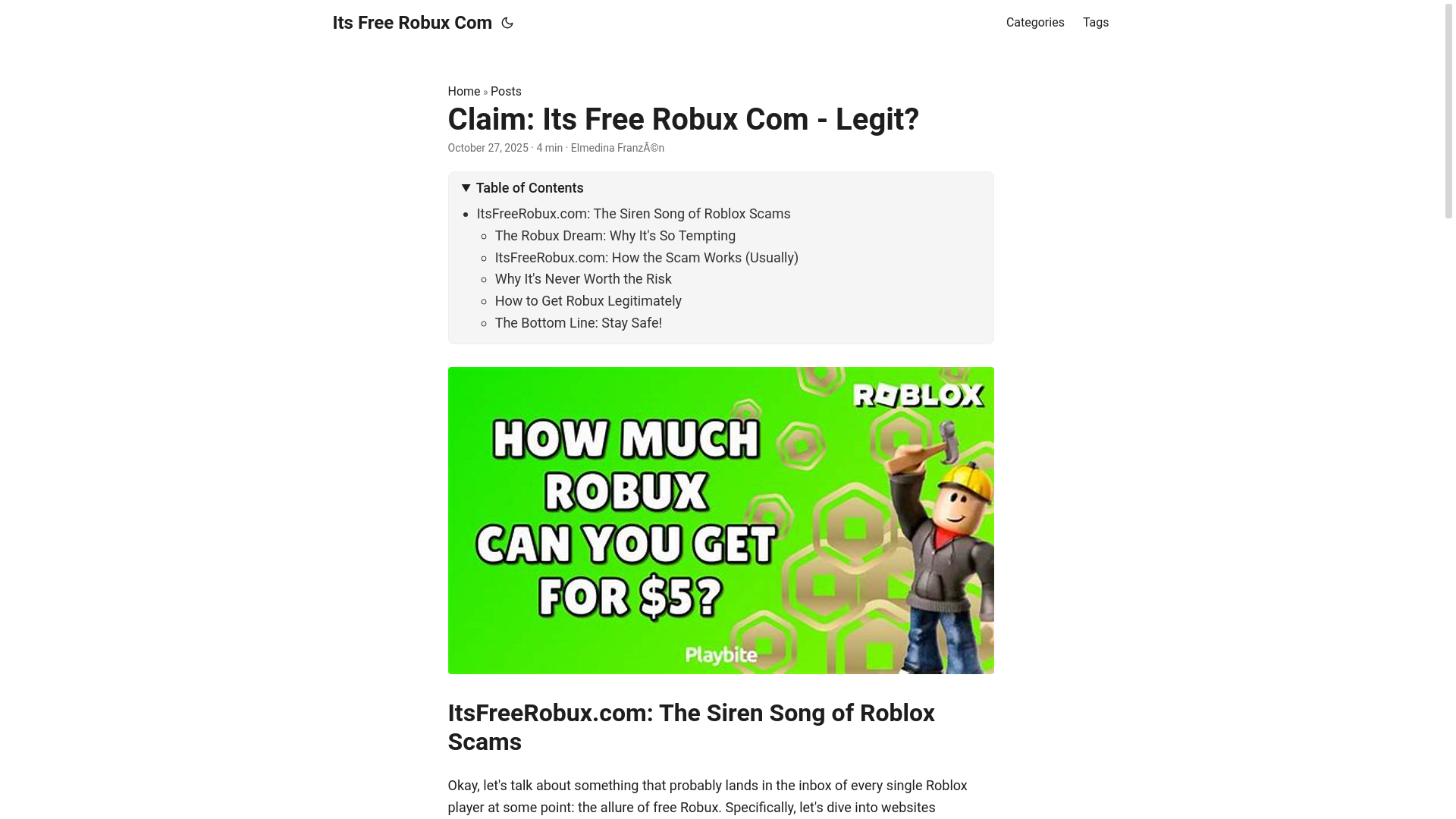 website screenshot of https://its-free-robux-com.pages.dev/