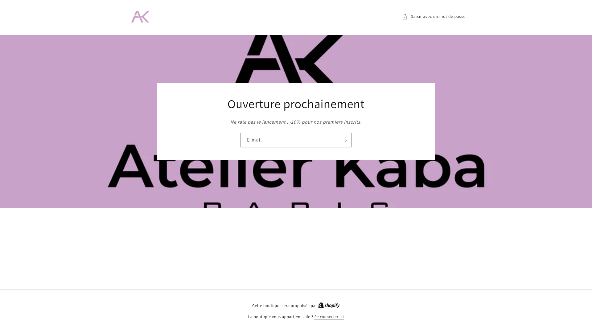 website screenshot of https://atelierkaba.com/