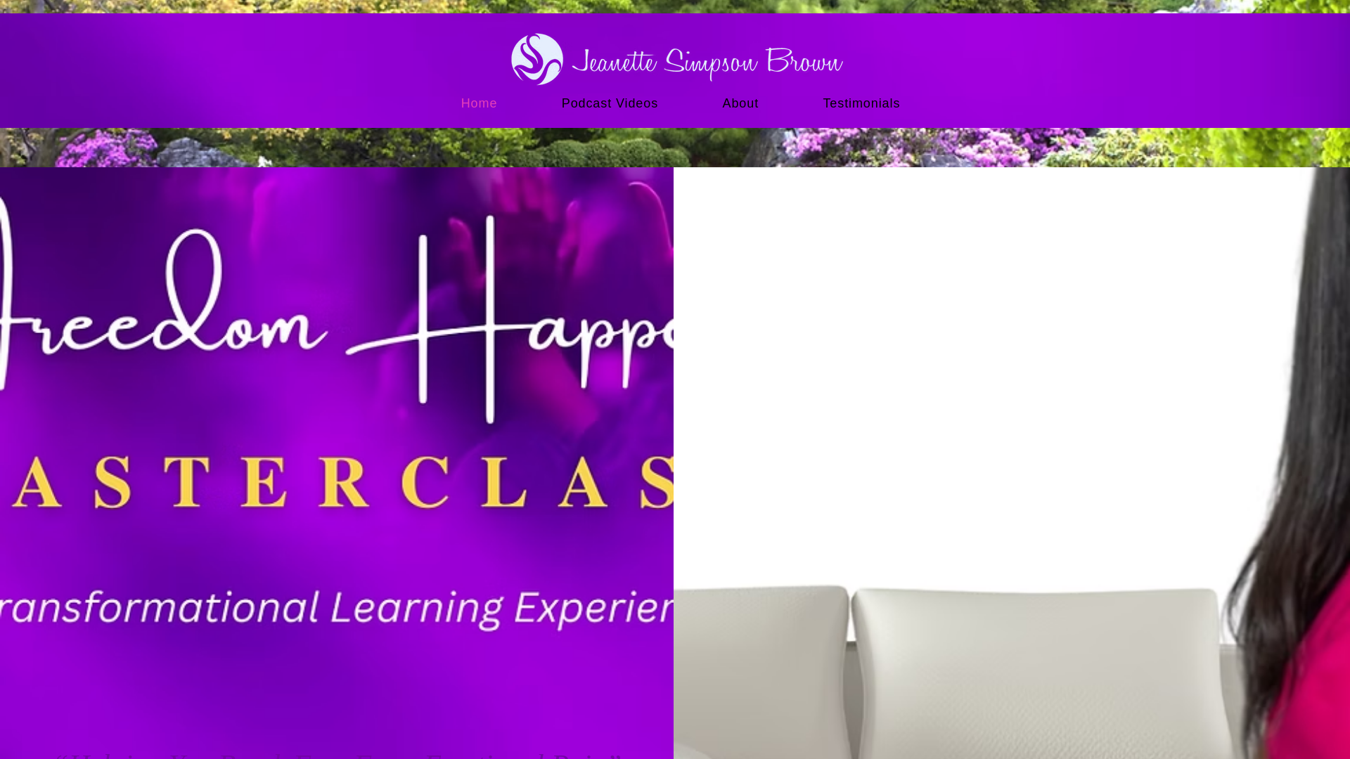 website screenshot of https://freedomhappensprayer.com/