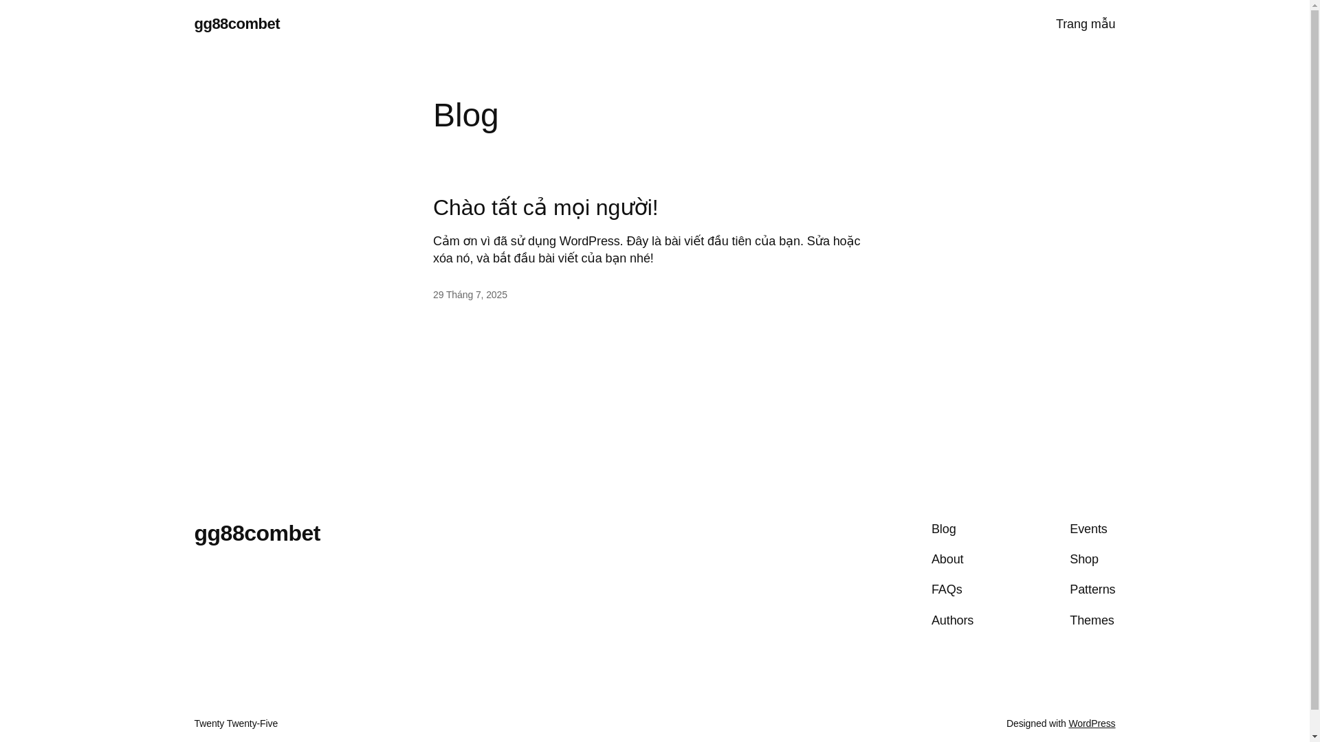 website screenshot of https://gg88com.bet/