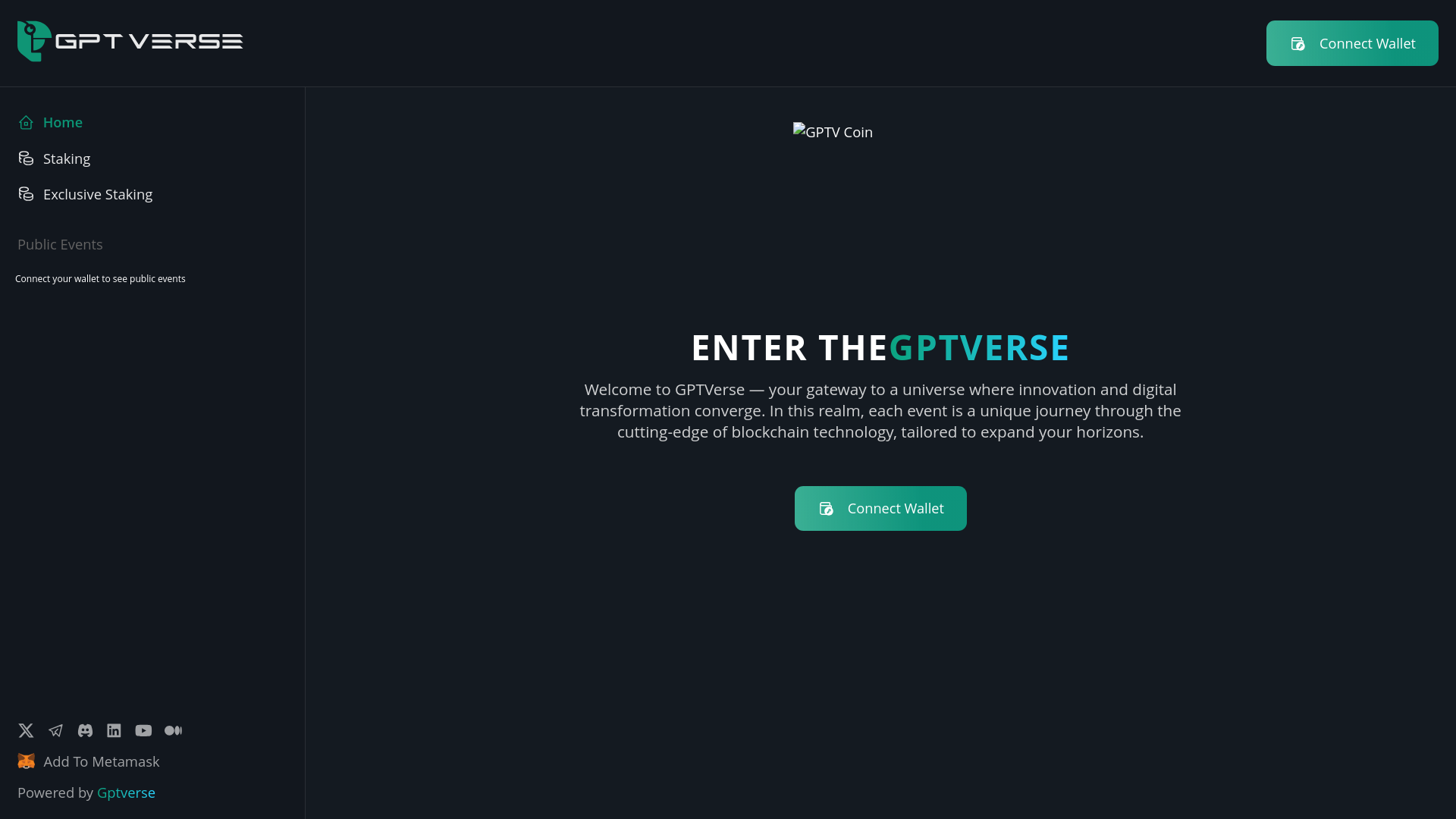 website screenshot of https://claim.gptverse.art/