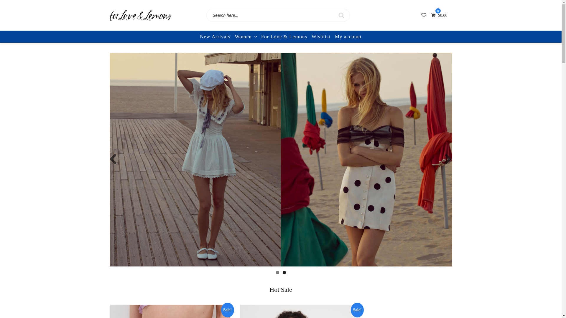 website screenshot of https://ariawagner.shop/