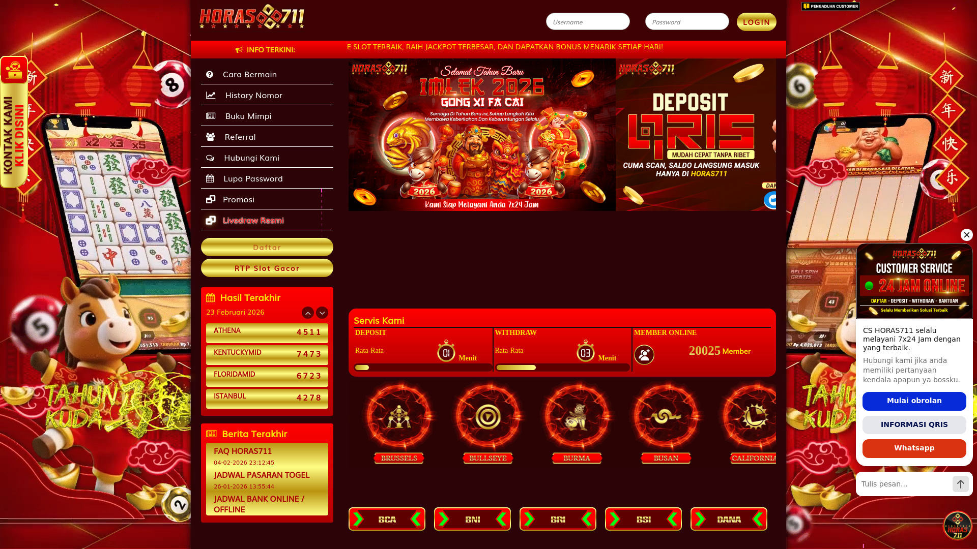 website screenshot of https://horas711lmk.com/