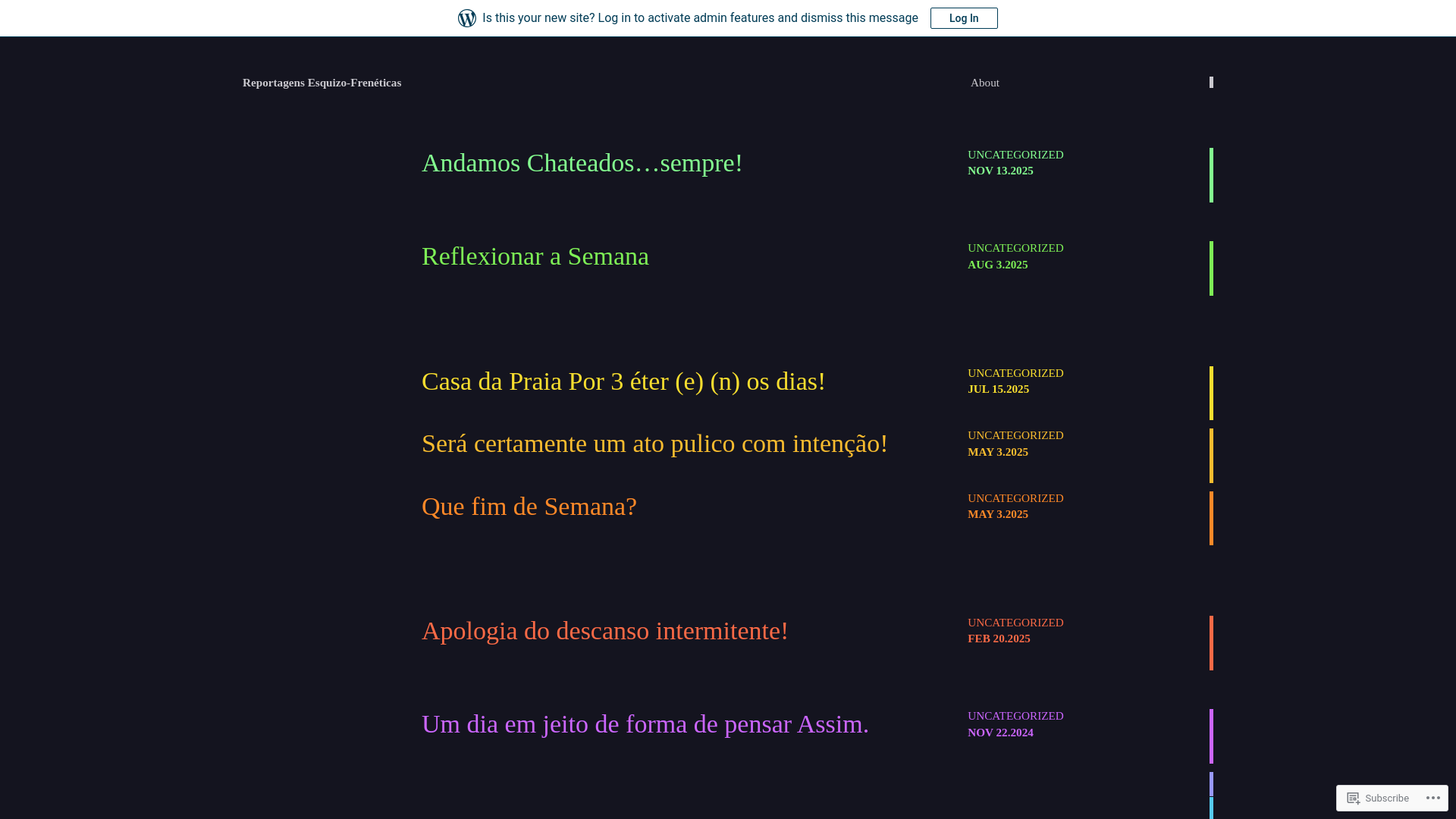 website screenshot of https://reporteresquizofrenetico.com/