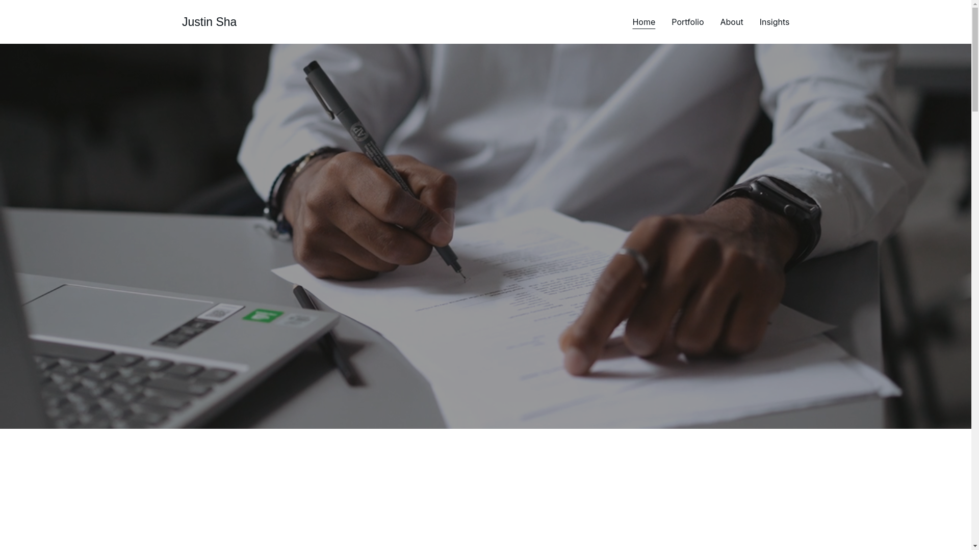 website screenshot of https://justinsha.legal/