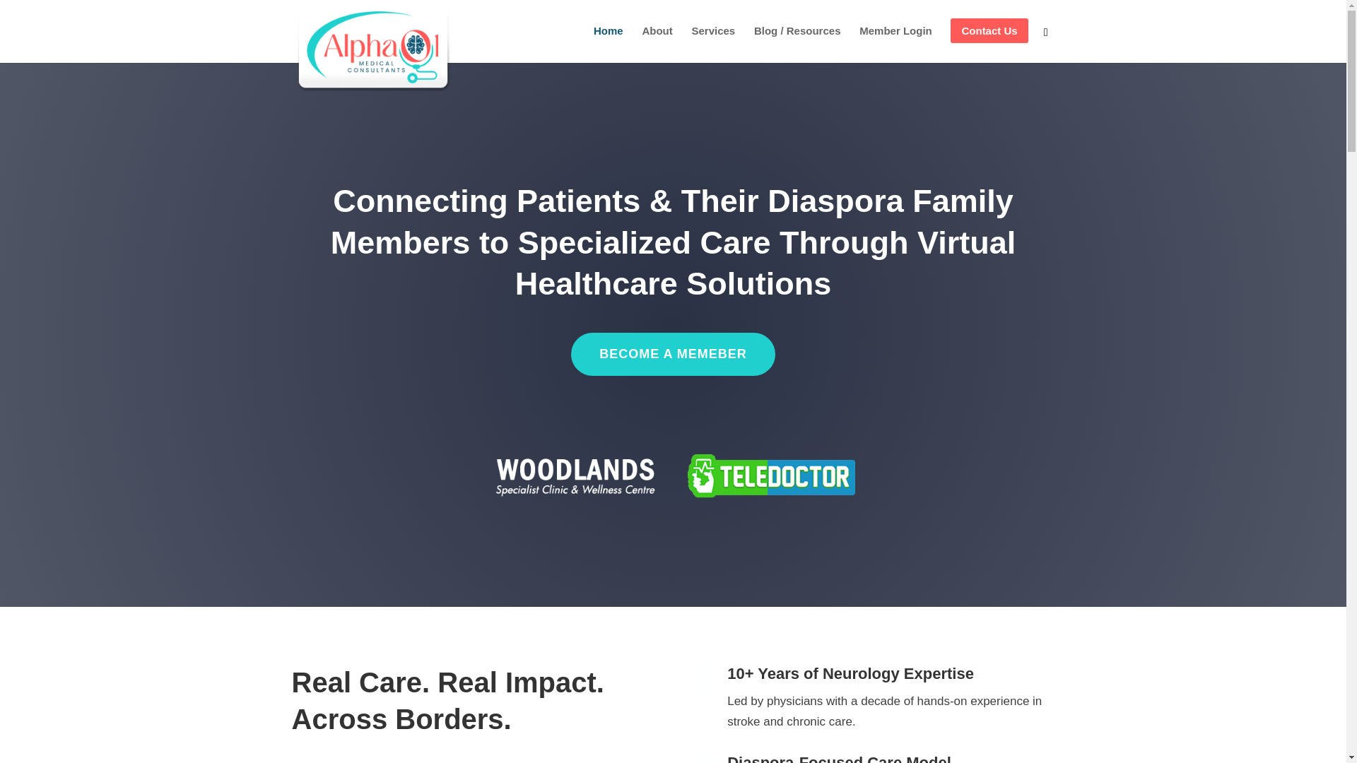 website screenshot of https://alphao1medical.com/