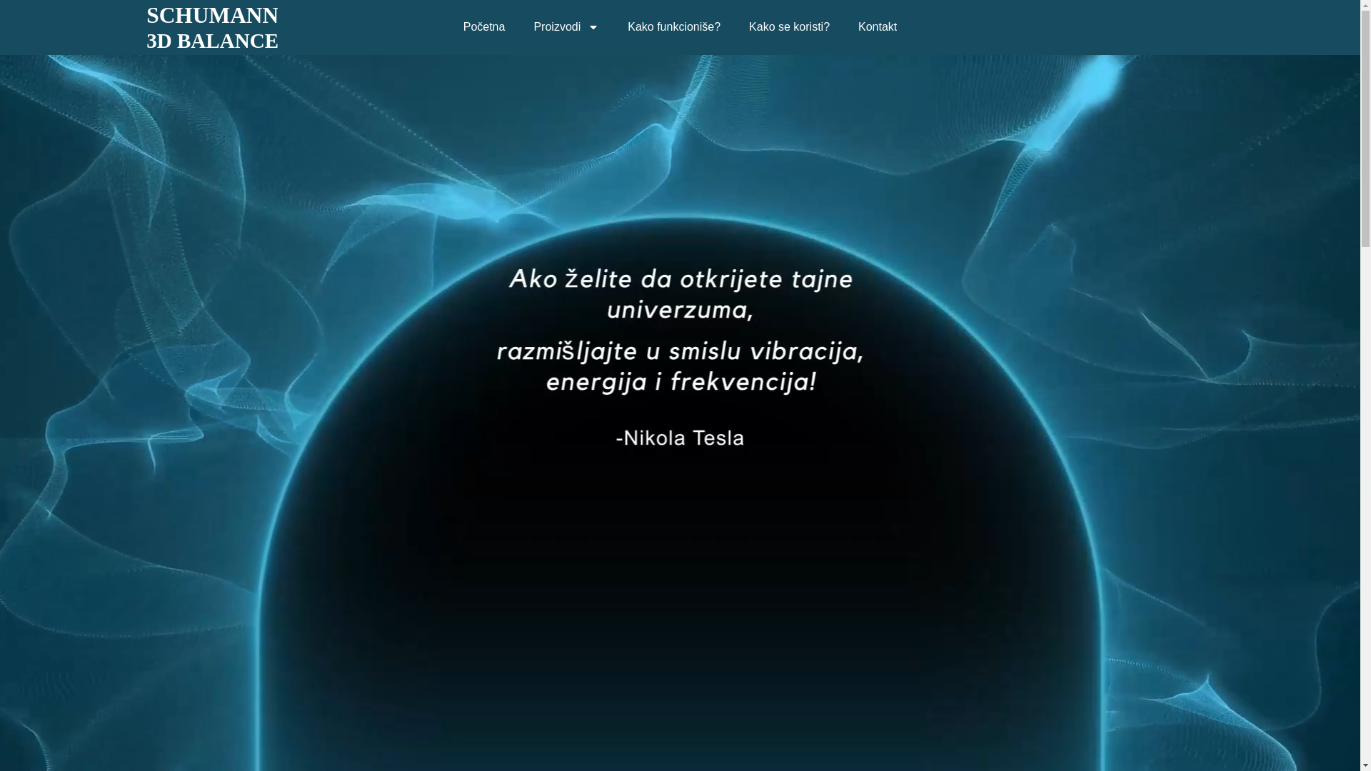 website screenshot of https://schumann3dbalance.com/