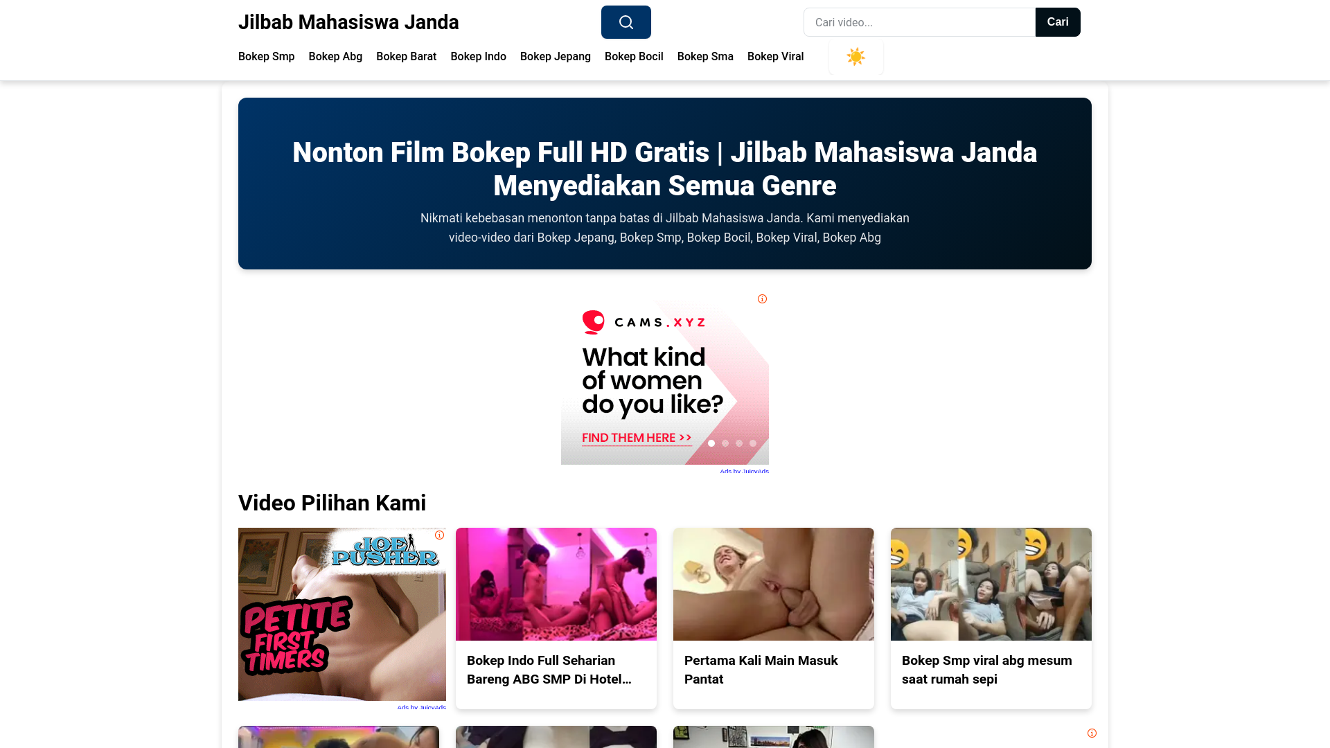 website screenshot of https://jilbabmahasiswajanda.pages.dev/