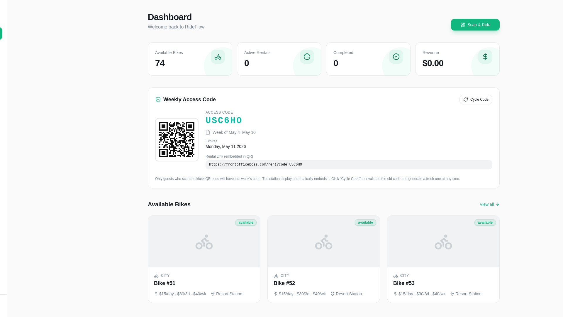 website screenshot of https://frontofficeboss.com/