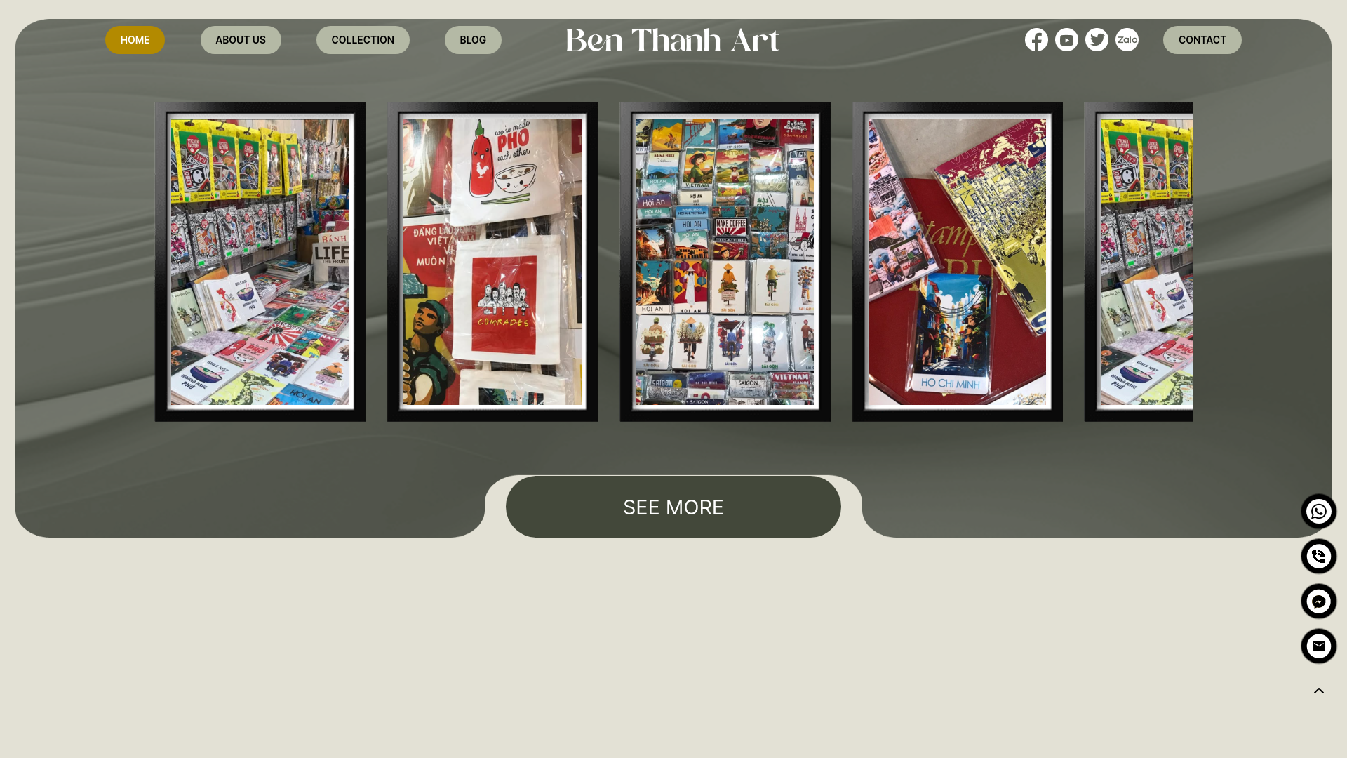 website screenshot of https://benthanhsouvenir.com/