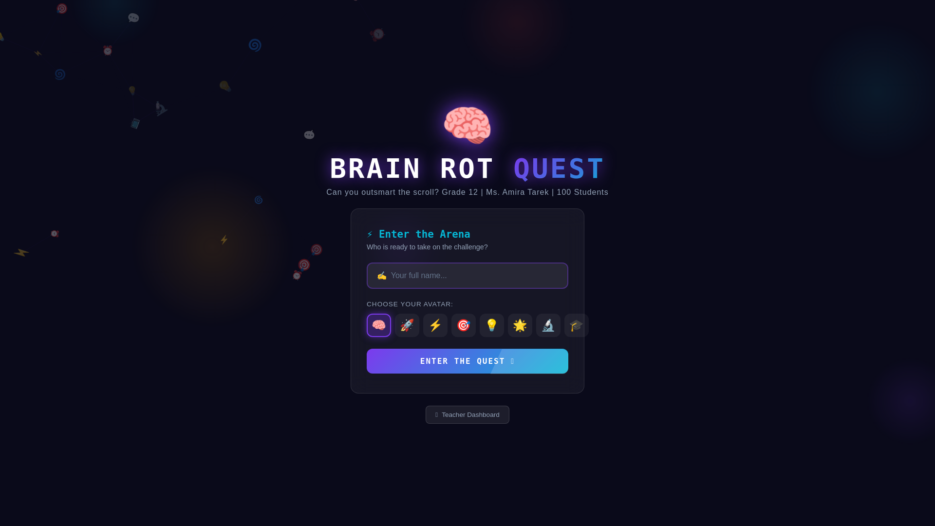 website screenshot of https://brainrot-amira.pages.dev/