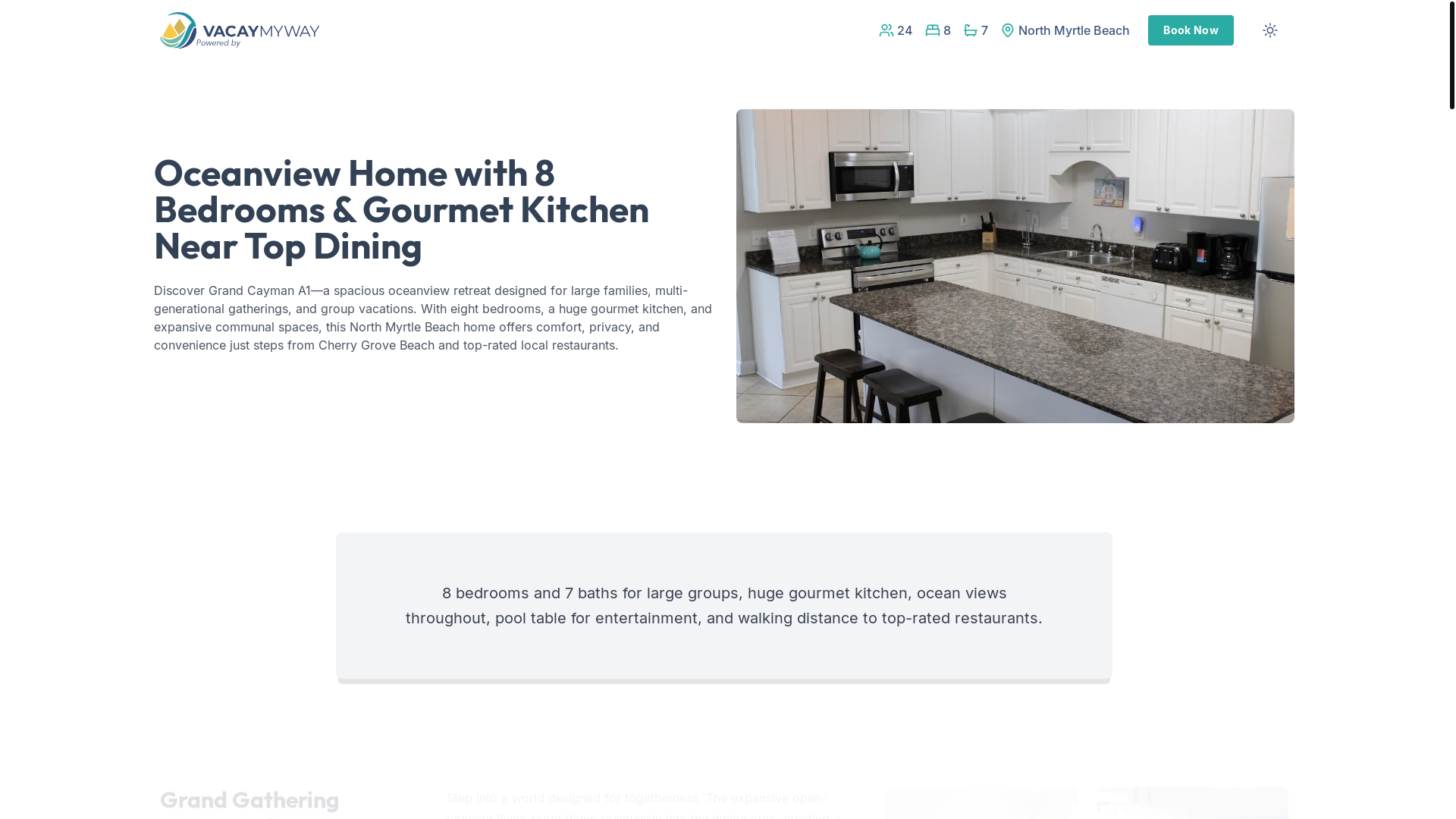 website screenshot of https://cookgather.camp/