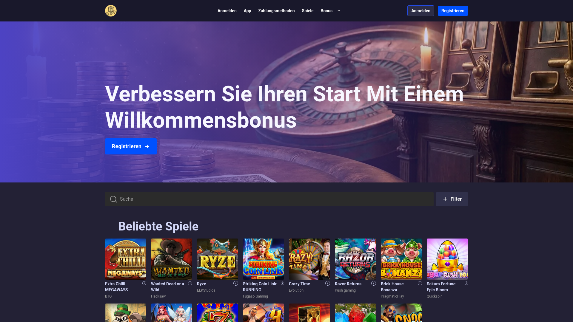 website screenshot of https://olymp-com-de.pages.dev/