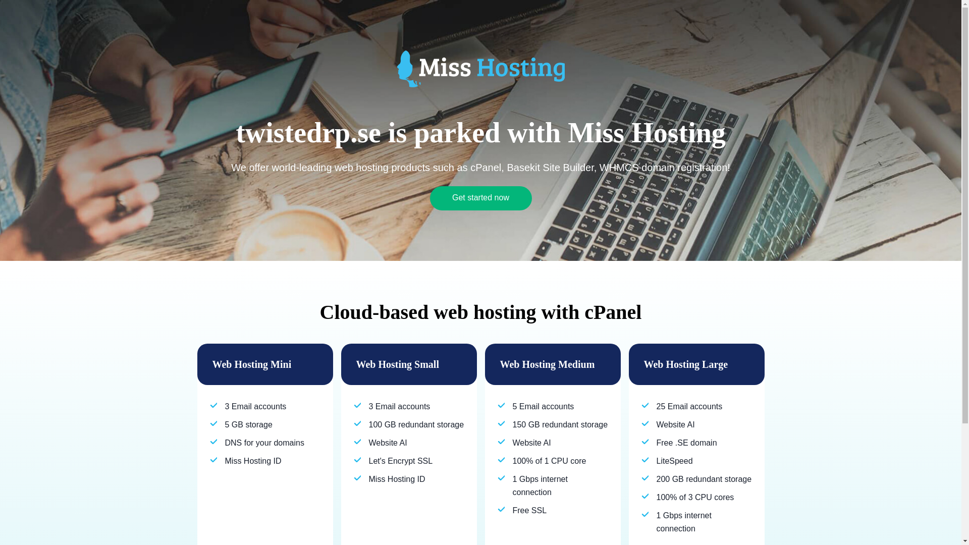 website screenshot of https://twistedrp.se/