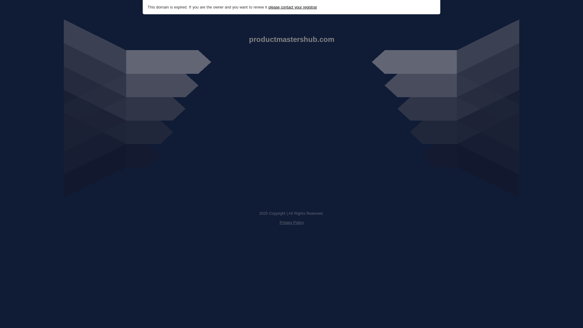website screenshot of https://productmastershub.com/