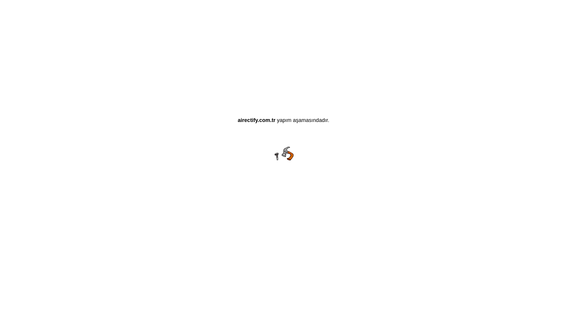 website screenshot of https://airectify.com.tr/