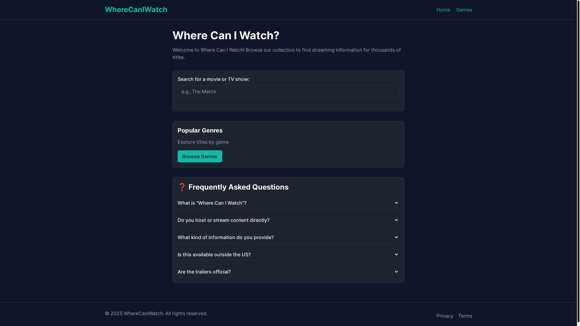 website screenshot of https://where-can-i-watch.pages.dev/