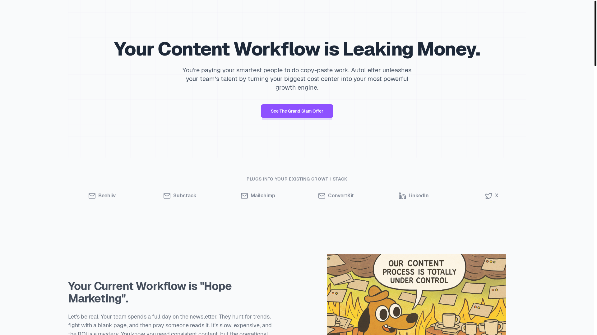 website screenshot of https://autoletter.pages.dev/