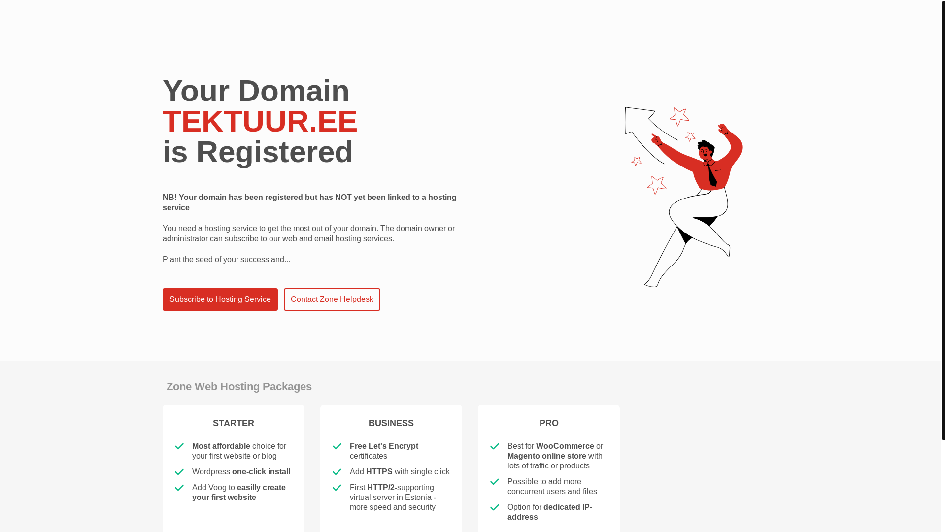 website screenshot of https://tektuur.ee/