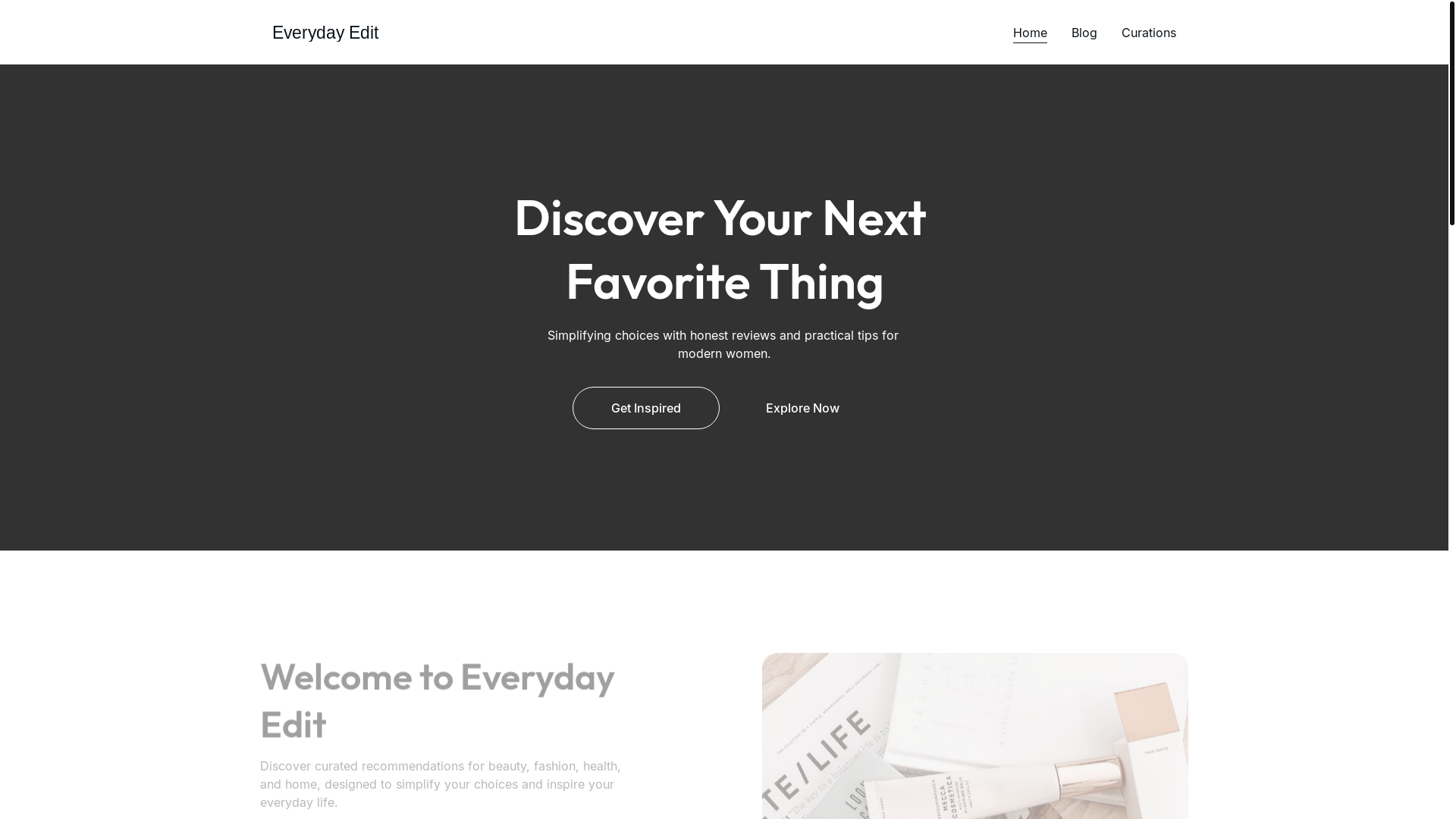 website screenshot of https://everydayedit.org/