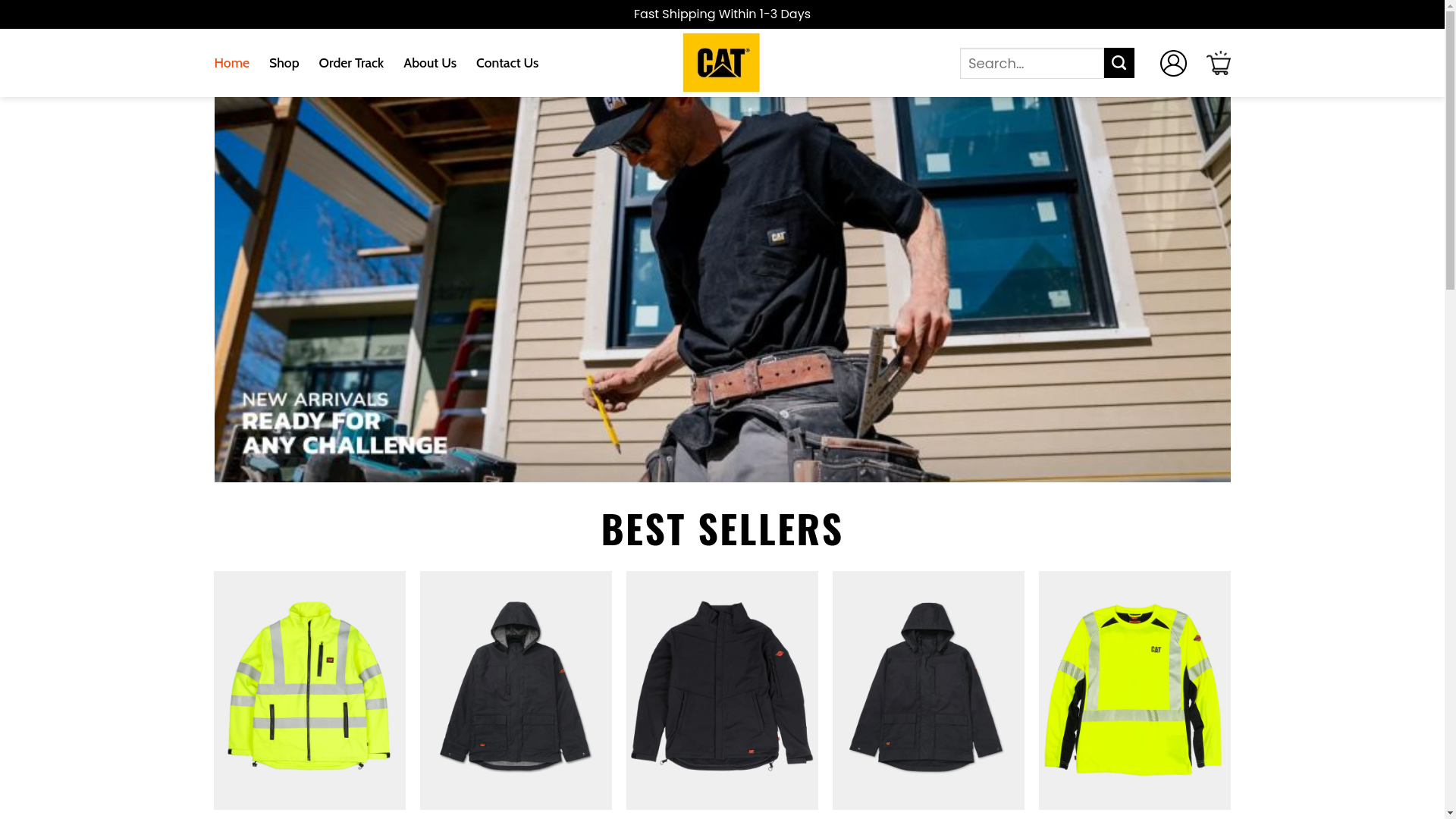 website screenshot of https://ourcatworkwear.shop/