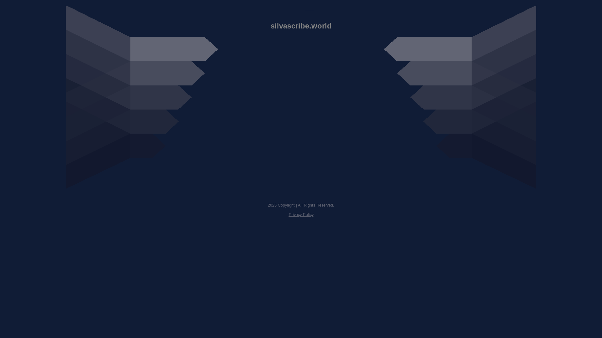 website screenshot of https://silvascribe.world/