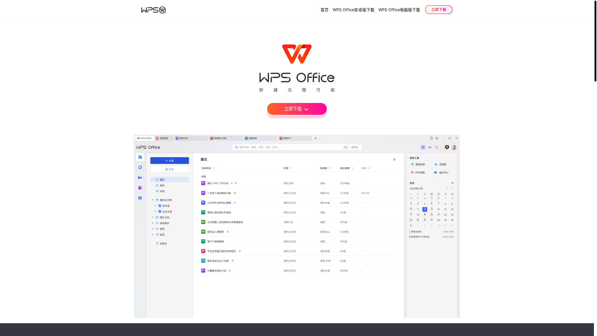 website screenshot of https://wps-adn.com/