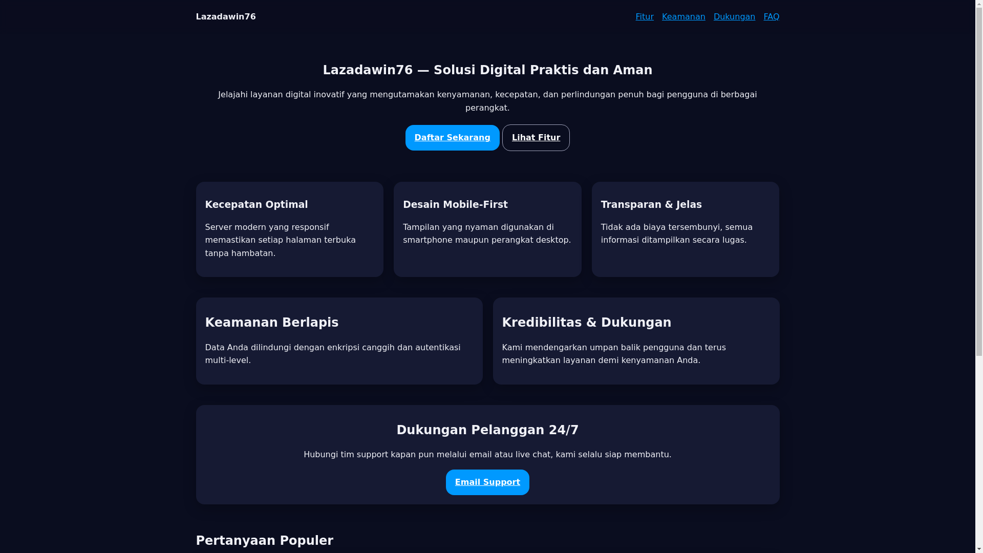 website screenshot of https://lazadawin76net.pages.dev/