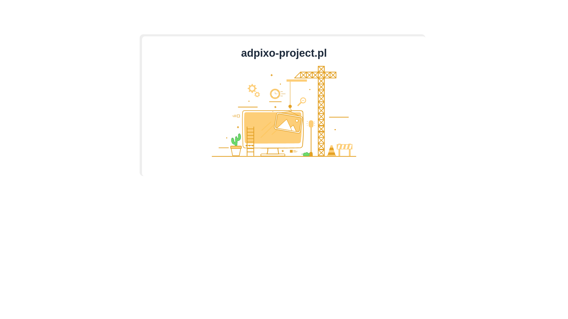 website screenshot of https://adpixo-project.pl/
