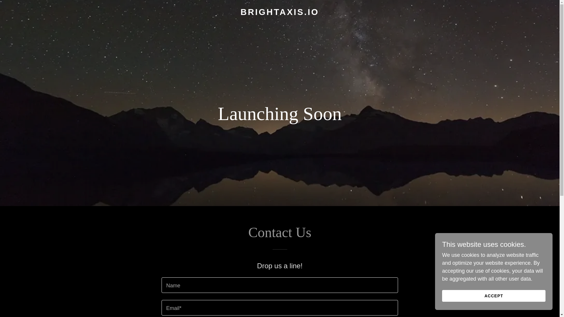 website screenshot of https://brightaxis.io/