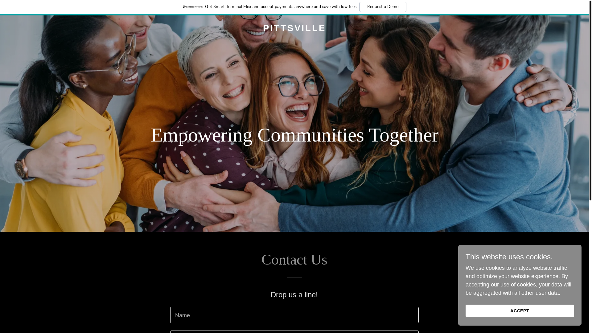 website screenshot of https://malachifields.com/