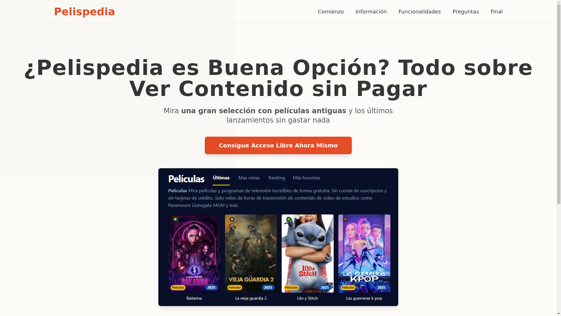 website screenshot of https://pelispedia-zvnb.pages.dev/