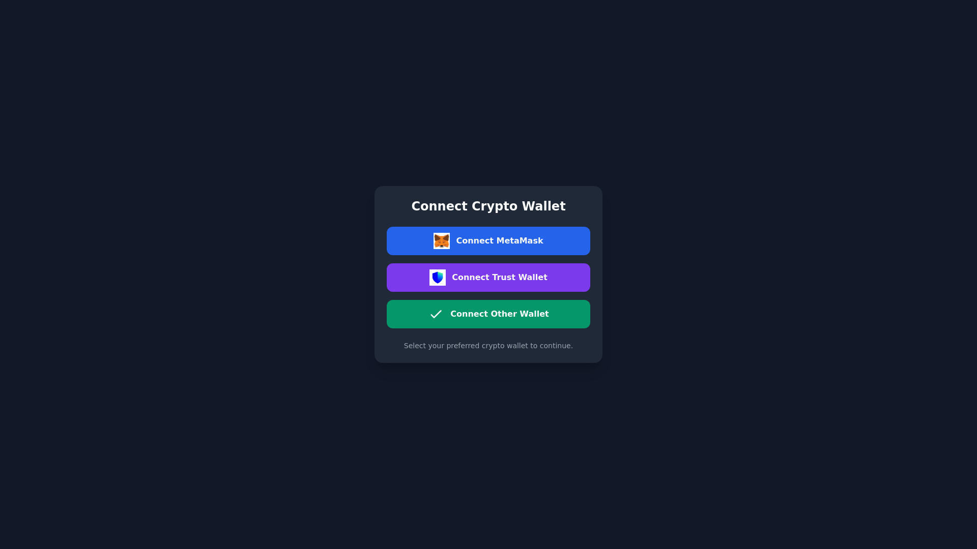 website screenshot of https://crypto-gateway.pages.dev/