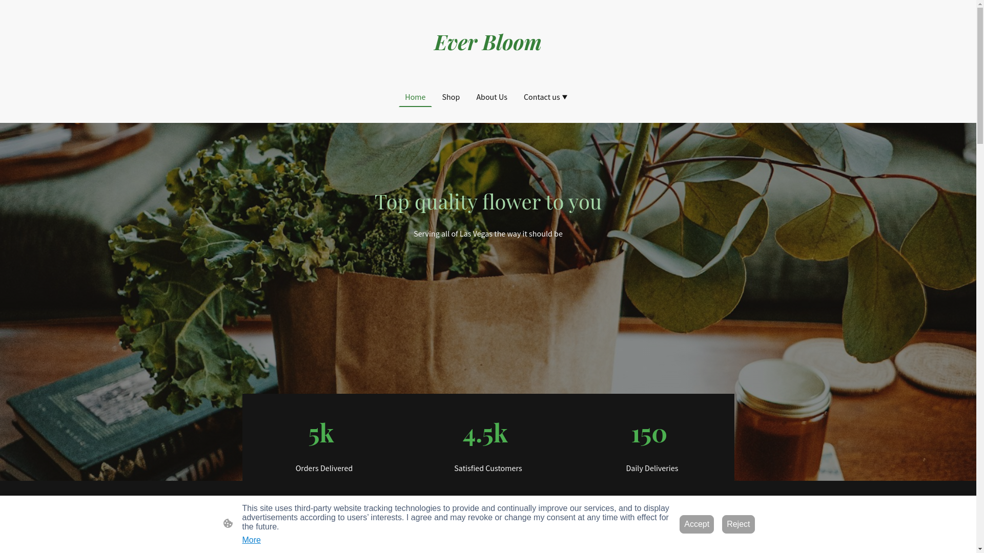 website screenshot of https://everbloom.space/