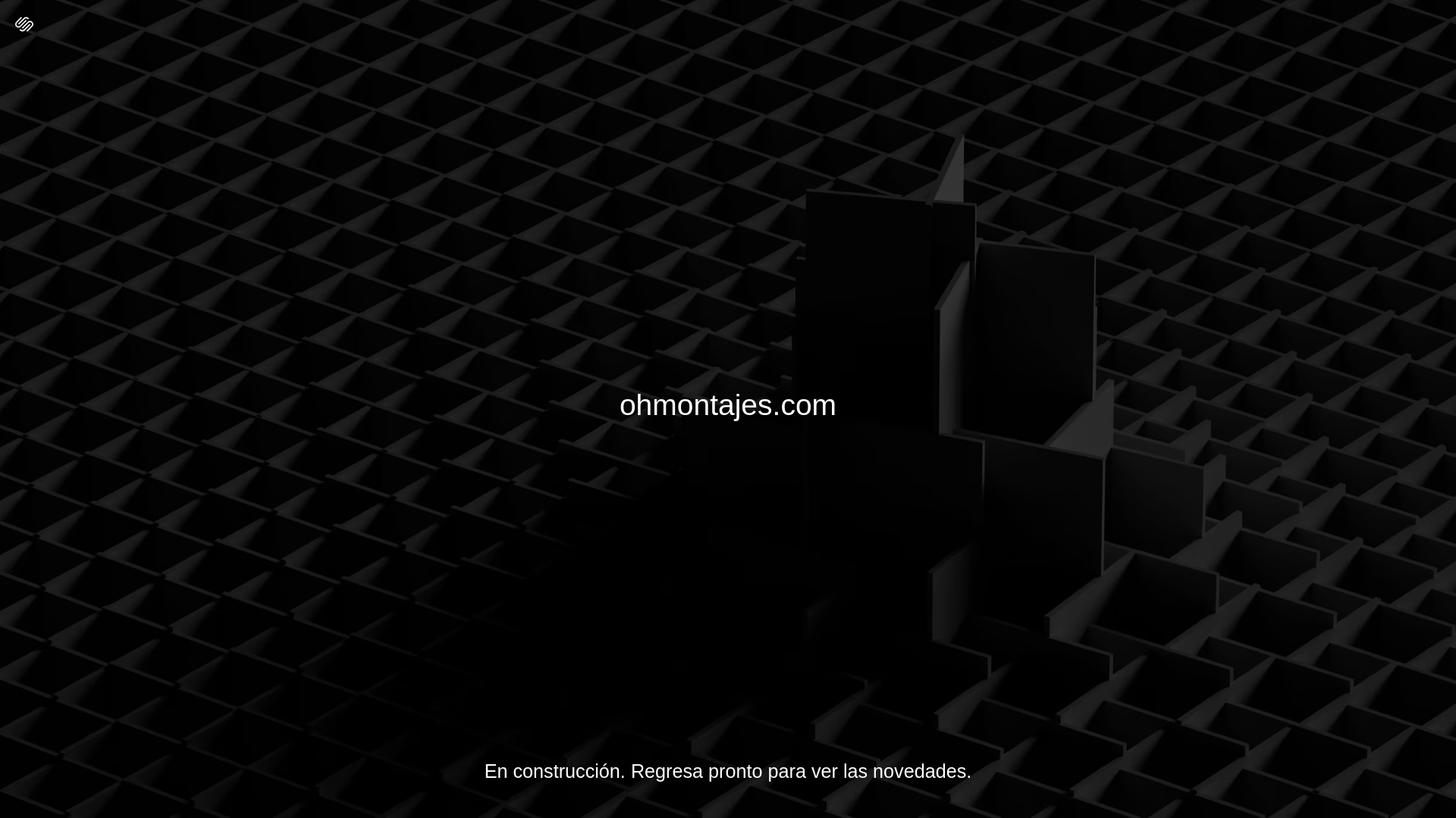 website screenshot of https://ohmontajes.com