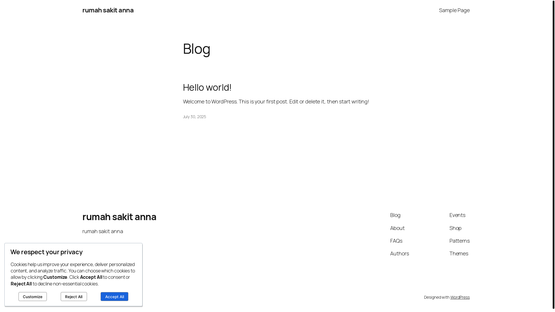 website screenshot of https://rumahsakitanna.com/
