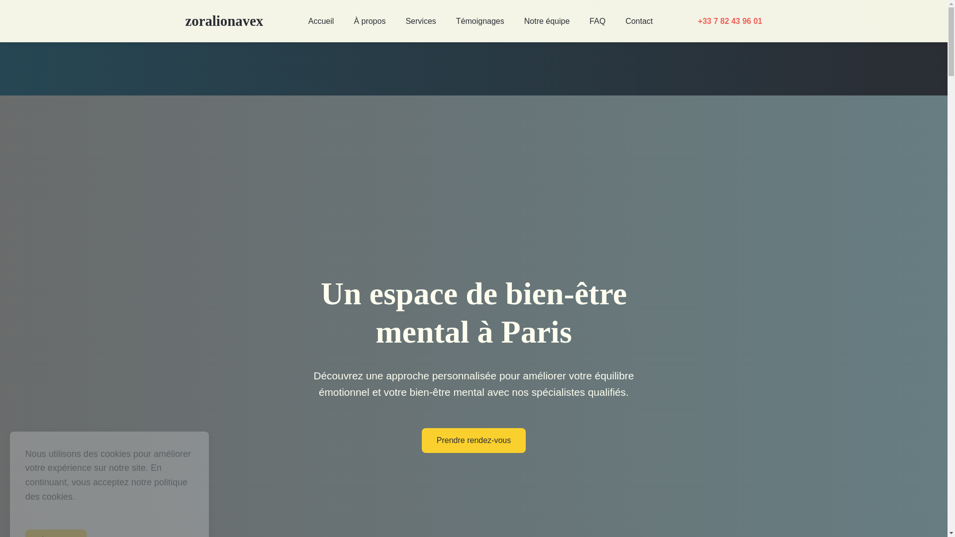 website screenshot of https://zoralionavex.com/